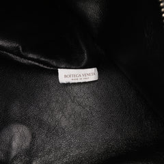 Lambskin Embossed Intrecciato Triple Zip Messenger Bag