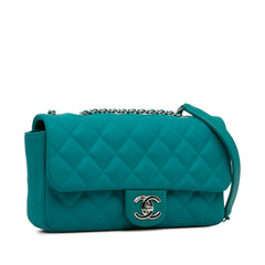 CC Quilted Calfskin Single Flap