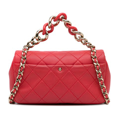 Small Lambskin Elegant Chain Single Flap