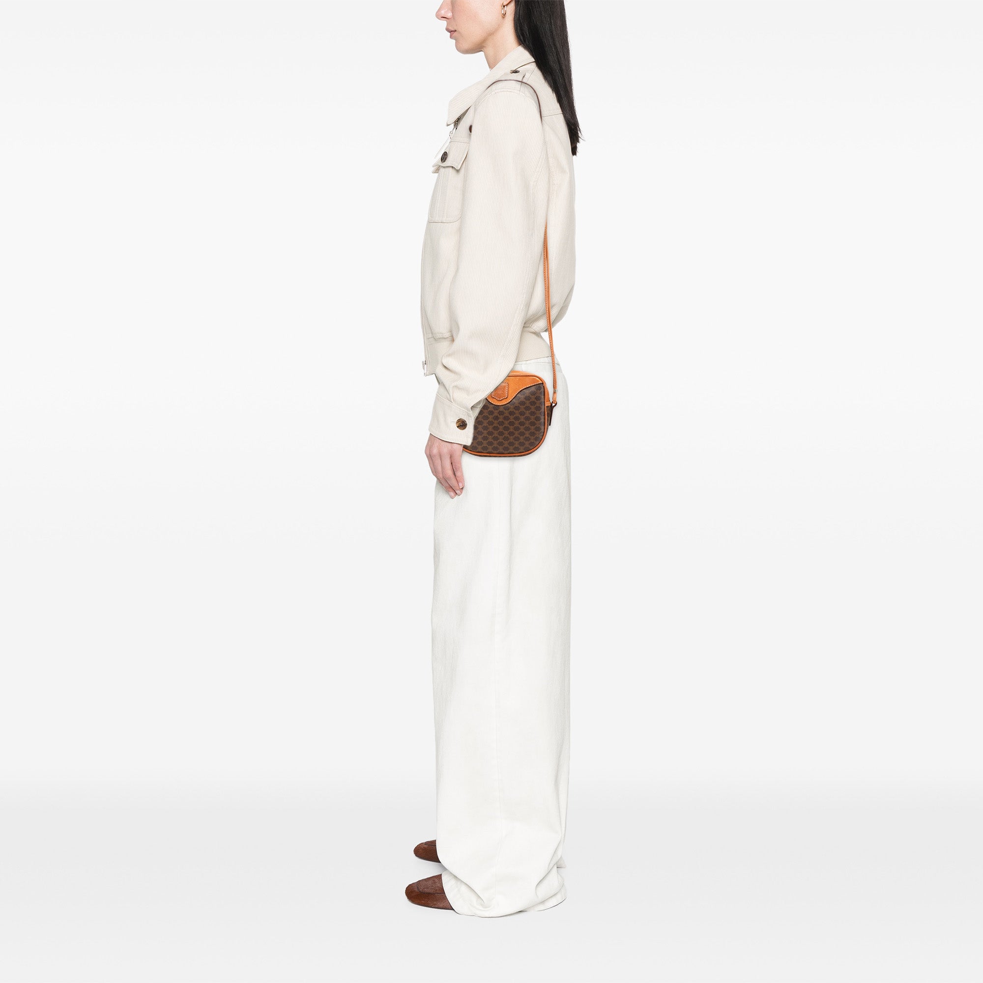 Macadam Coated Canvas Crossbody
