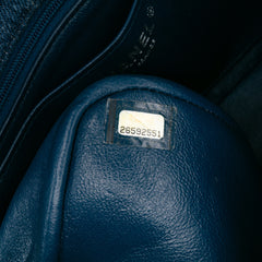 Quilted Denim Classic Single Flap