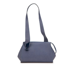 Leather Asymmetrical Shoulder Bag