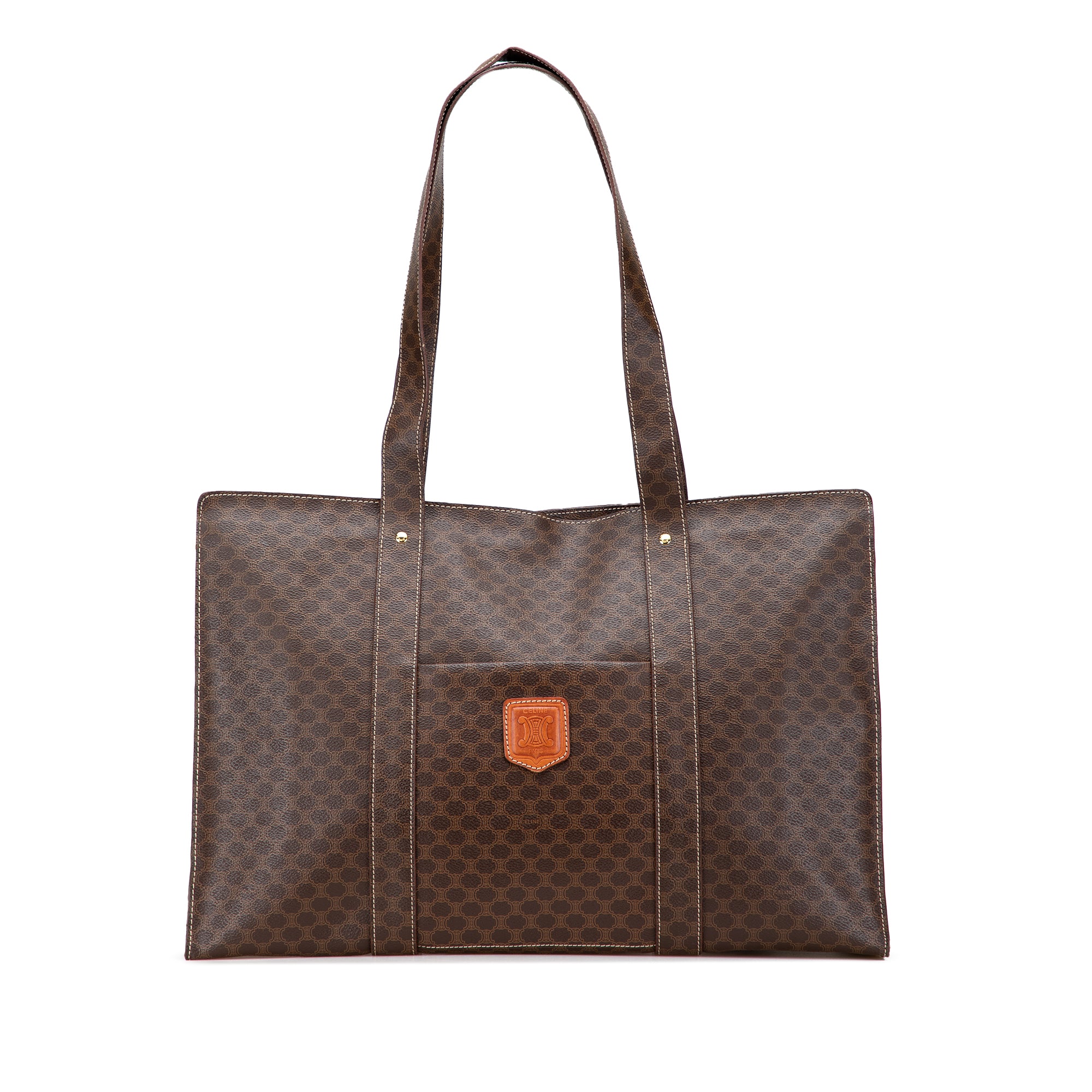 Macadam Coated Canvas Tote