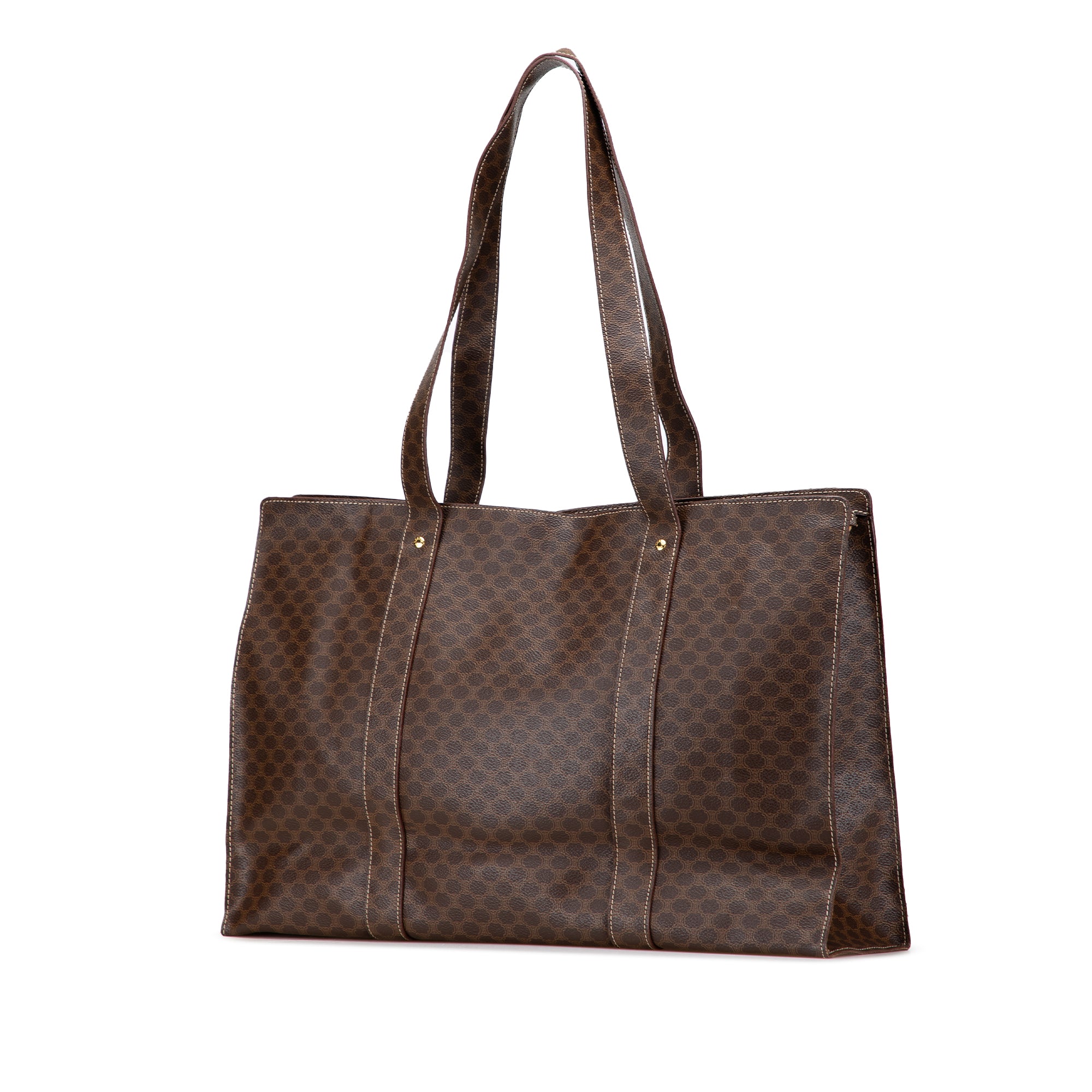 Macadam Coated Canvas Tote