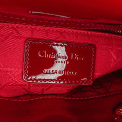 Mini Patent Cannage Lady Dior