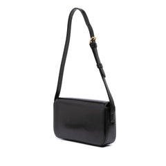 Shiny Calfskin Claude Shoulder Bag