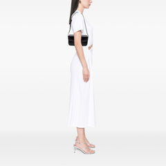 Shiny Calfskin Claude Shoulder Bag