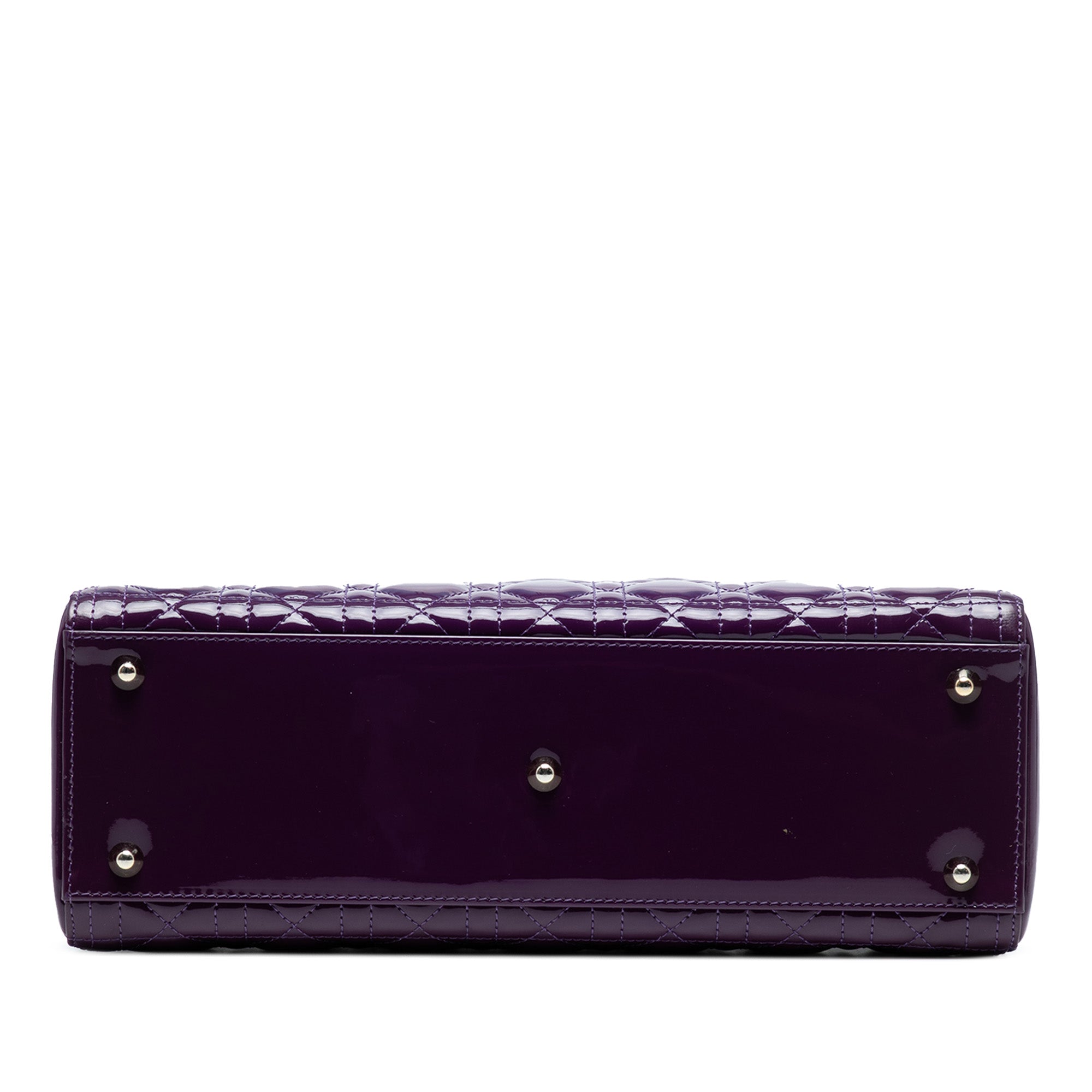 Large Patent Cannage Lady Dior