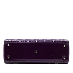 Large Patent Cannage Lady Dior