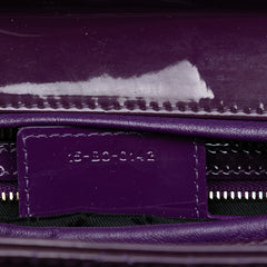 Large Patent Cannage Lady Dior