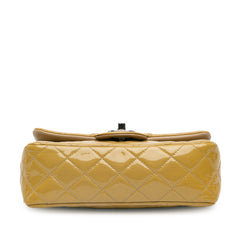 Mini Rectangular Classic Patent Single Flap