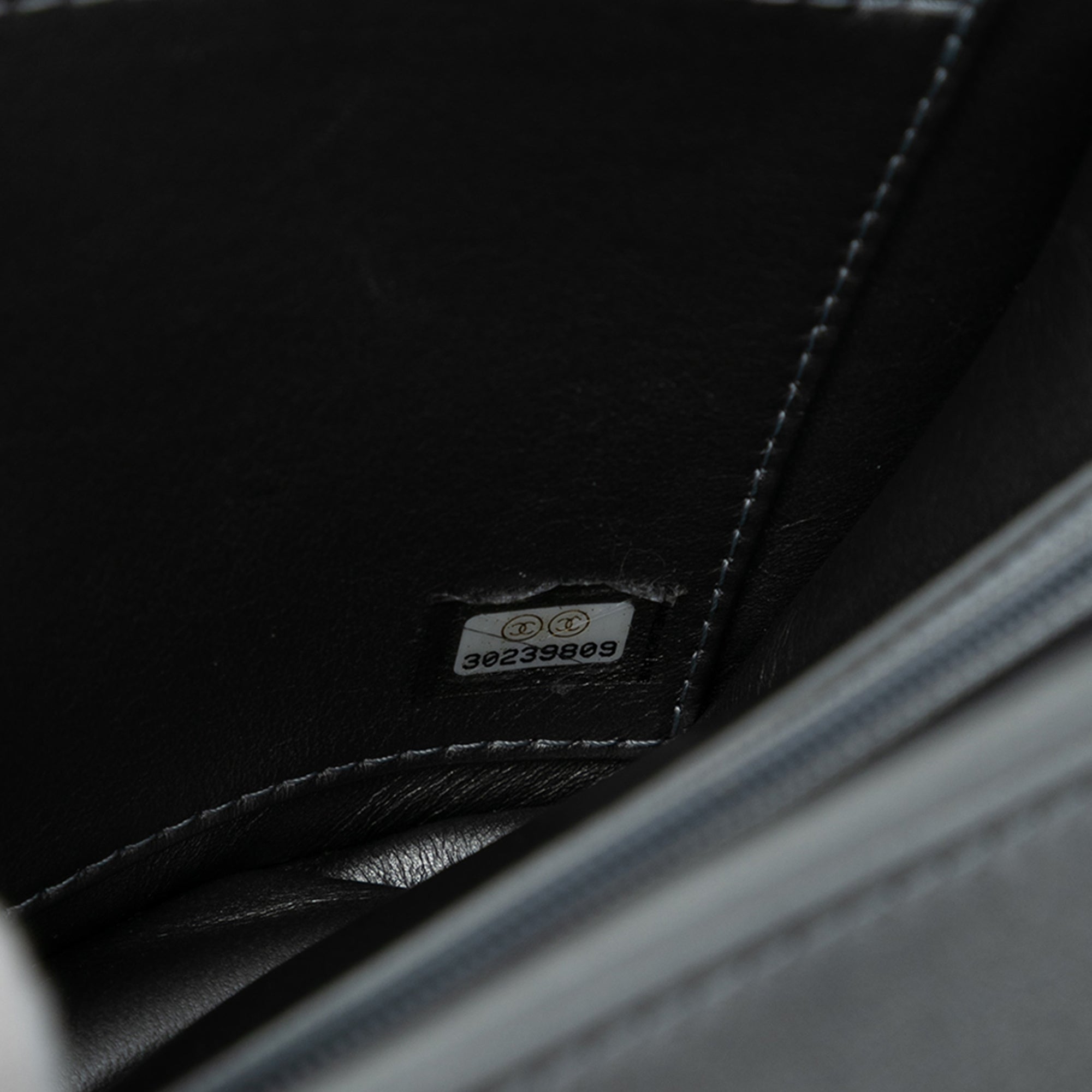 Medium Quilted Metallic Goatskin Chic Pearls Flap