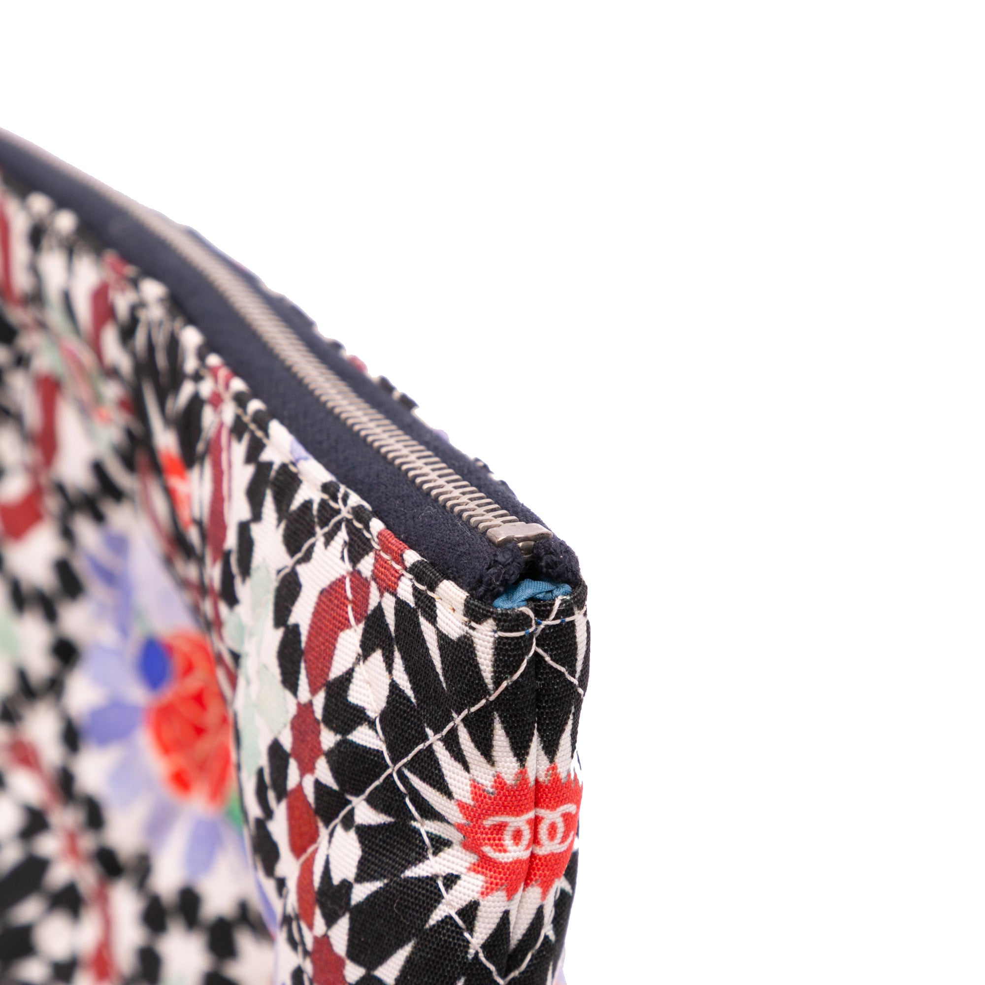 Paris Dubai Medium Printed Canvas Cosmetic Case