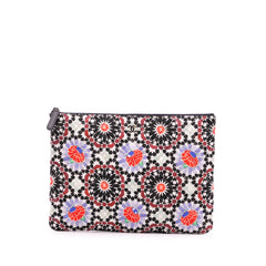 Paris Dubai Medium Printed Canvas Cosmetic Case