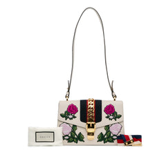 Small Floral Embroidered Sylvie Crossbody Bag