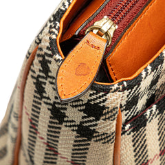 House Check Tweed Handbag