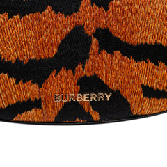 Mini Canvas Tiger Print Olympia Shoulder Bag