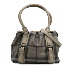 Smoke Check Coated Canvas Northfield Satchel