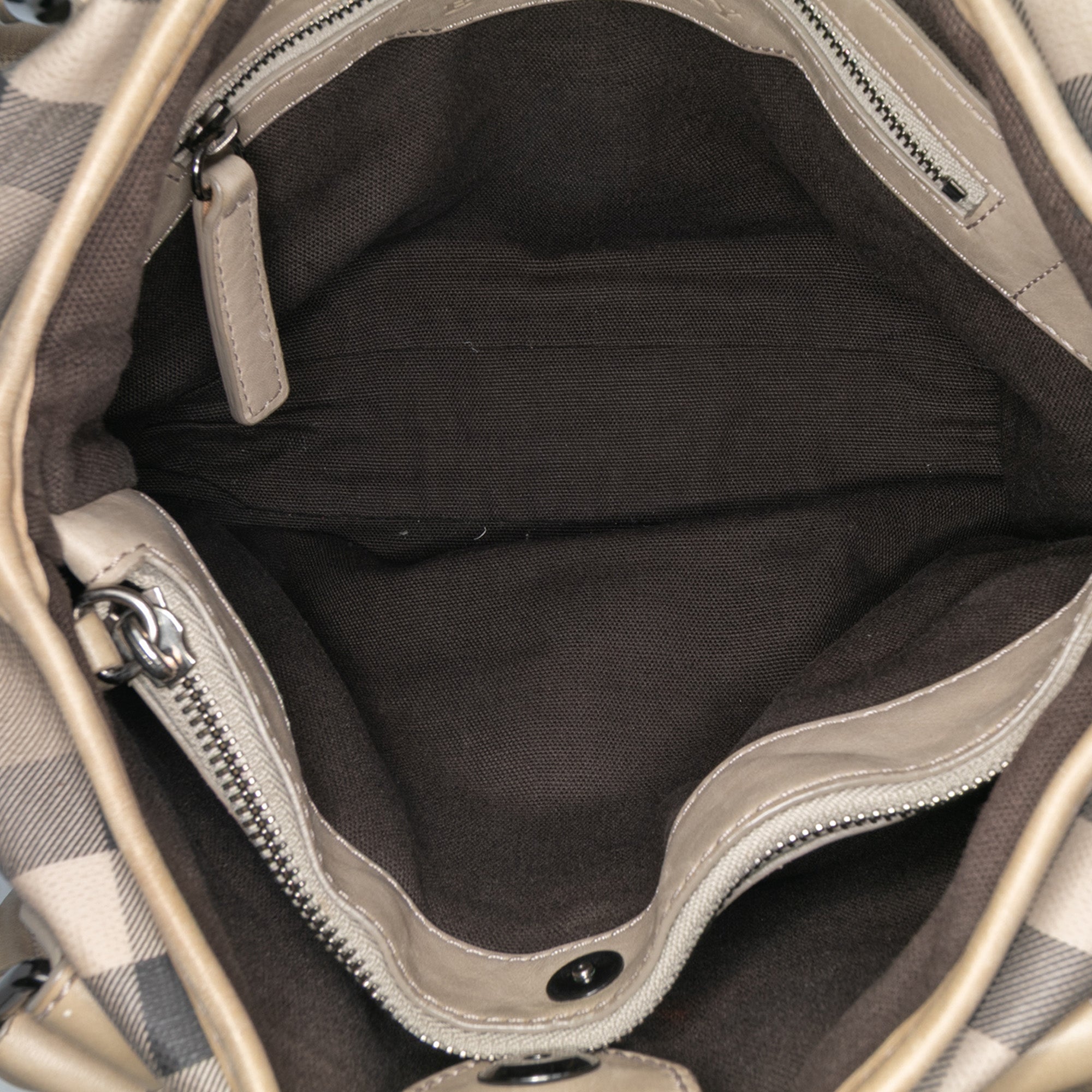 Smoke Check Coated Canvas Northfield Satchel