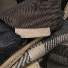 Smoke Check Coated Canvas Northfield Satchel