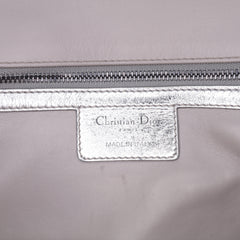 Medium Metallic Calfskin Cannage Supple Caro Bag