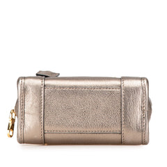 Micro Metallic Leather Amazona Satchel