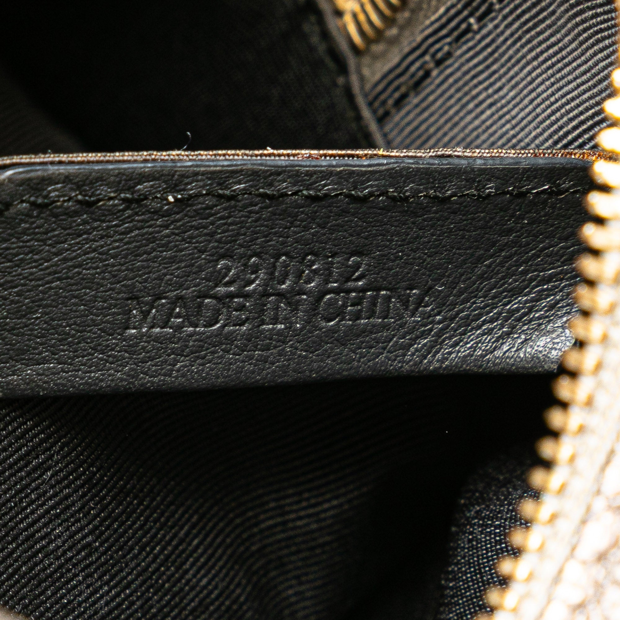 Micro Metallic Leather Amazona Satchel