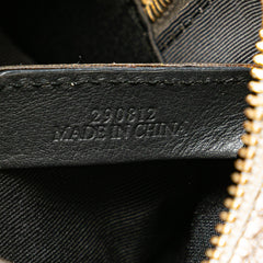 Micro Metallic Leather Amazona Satchel