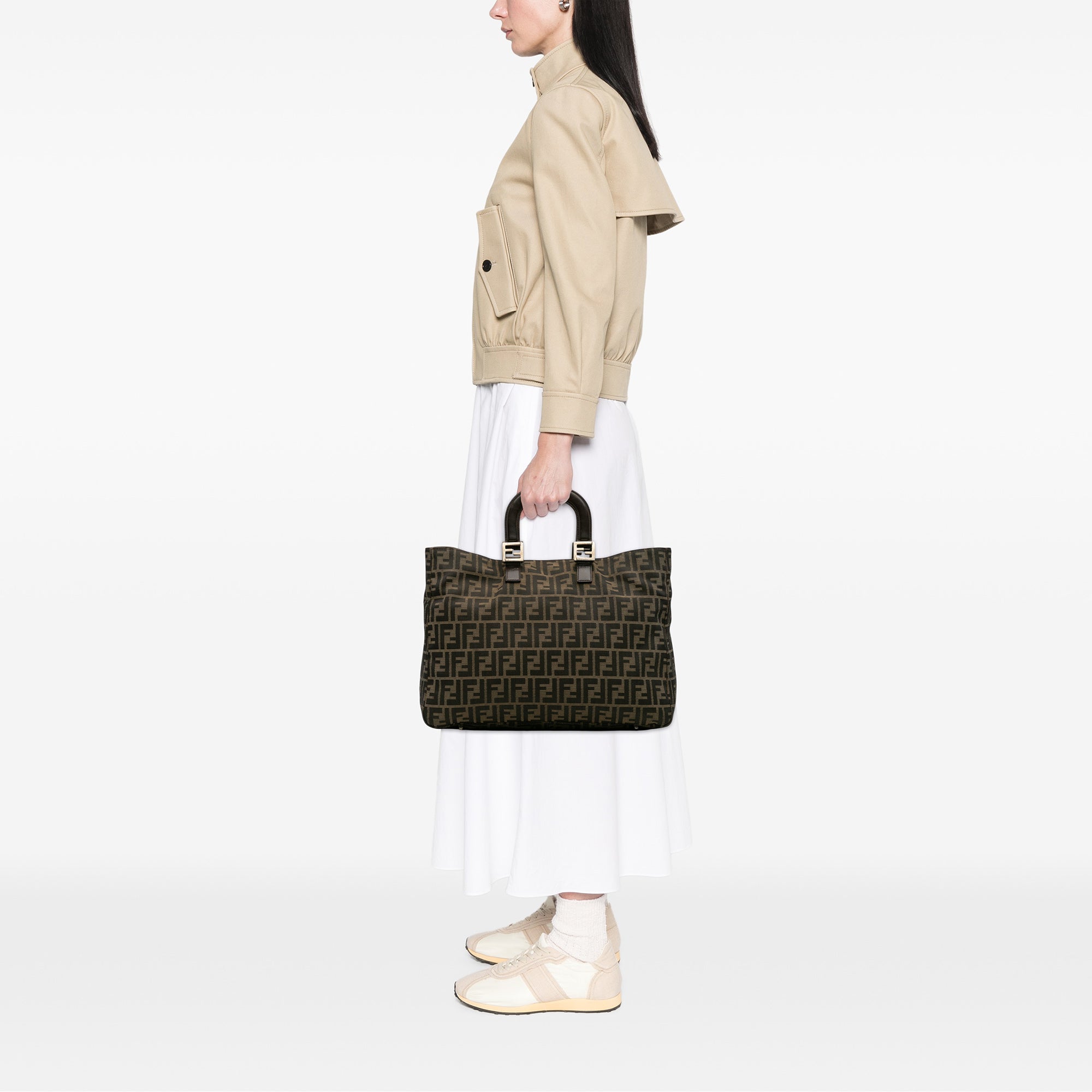 Large Zucca Canvas Twins Tote