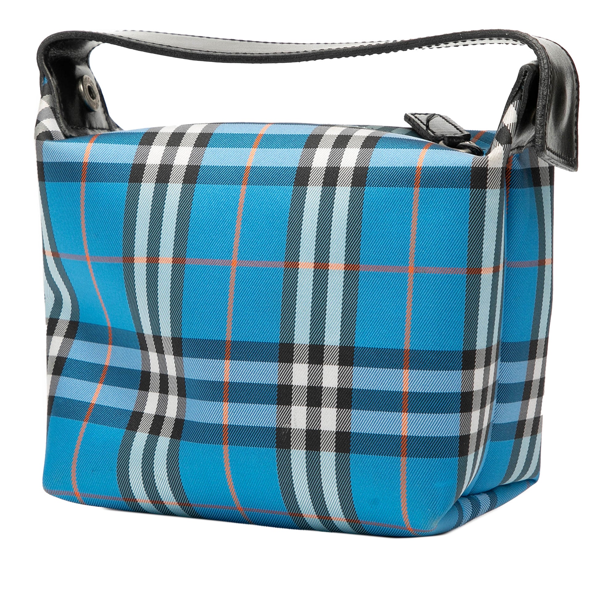 Mini House Check Canvas Handbag