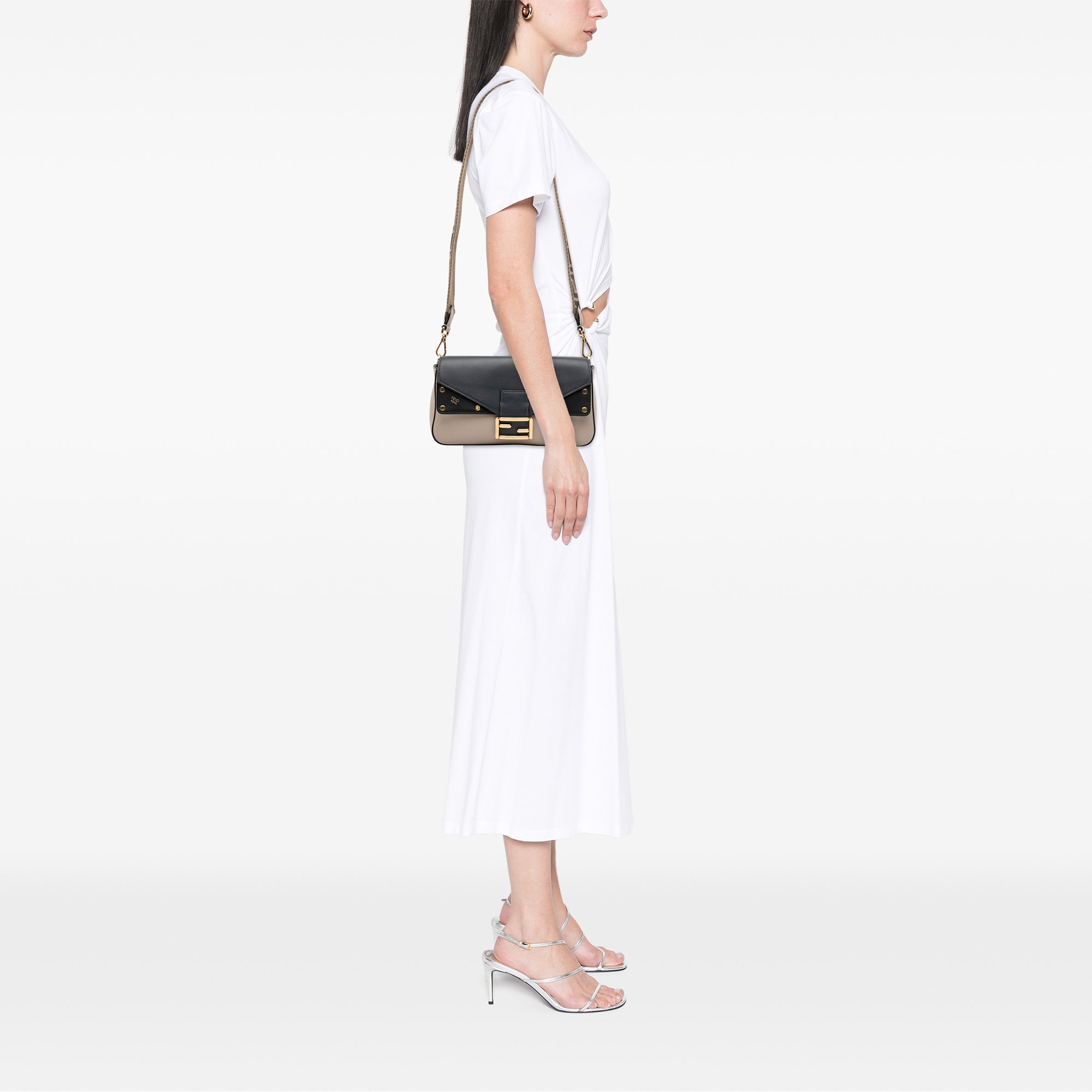Medium Calfskin Flip Baguette