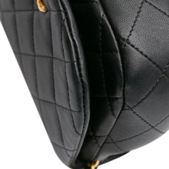 Mini Quilted Calfskin Coco Mail Clutch with Chain