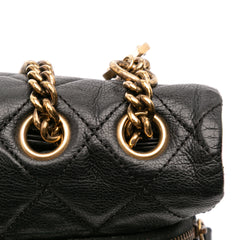 Quilted Calfskin CC Crown Flap