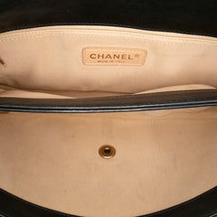 Quilted Calfskin CC Crown Flap