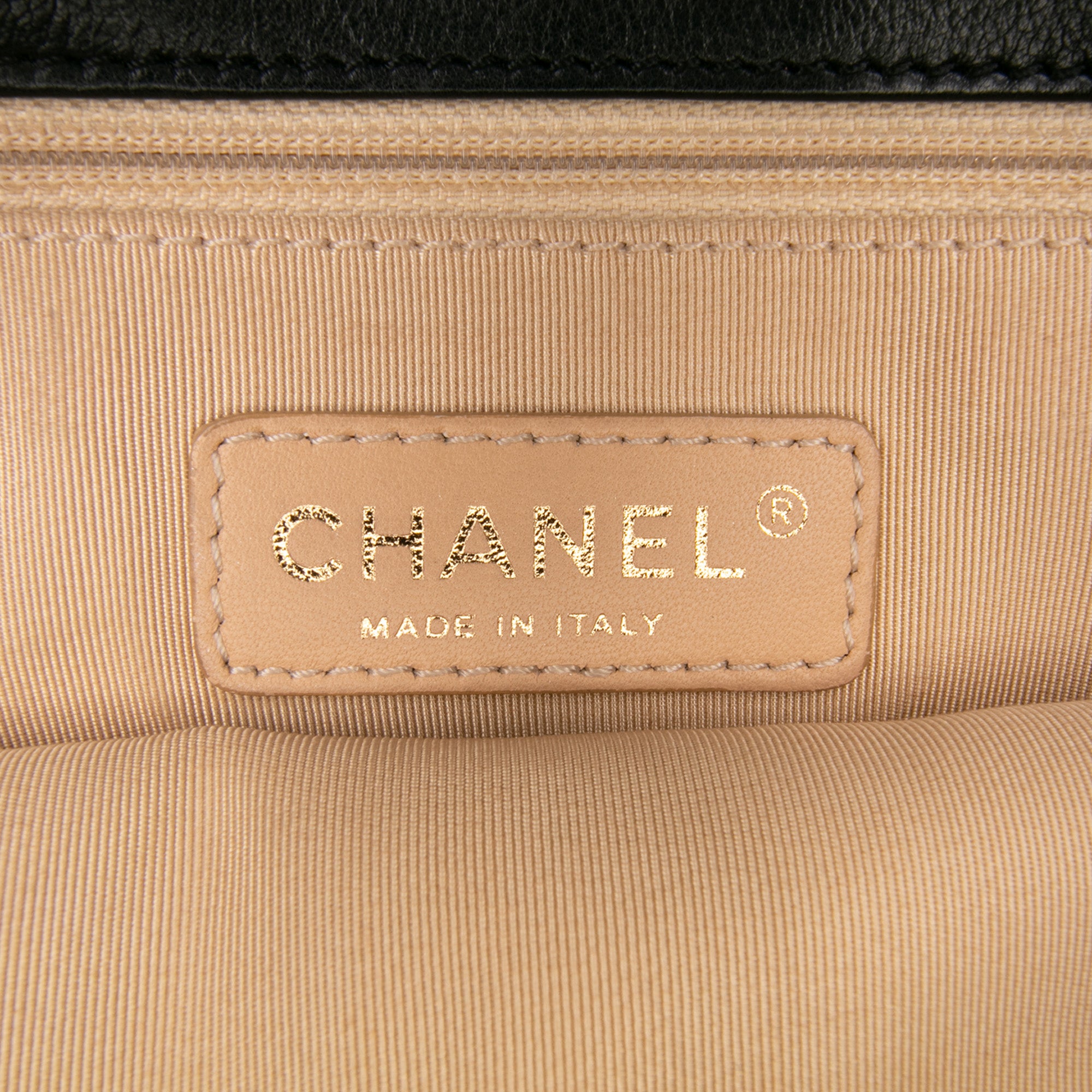 Quilted Calfskin CC Crown Flap