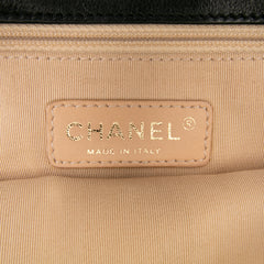 Quilted Calfskin CC Crown Flap