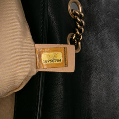 Quilted Calfskin CC Crown Flap