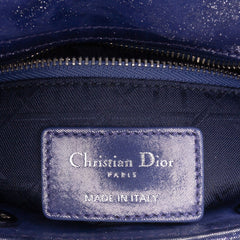 Mini Iridescent Lambskin Cannage Lady Dior