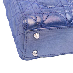Mini Iridescent Lambskin Cannage Lady Dior