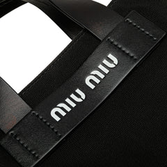 Small Canapa Canvas and leather Logo Satchel