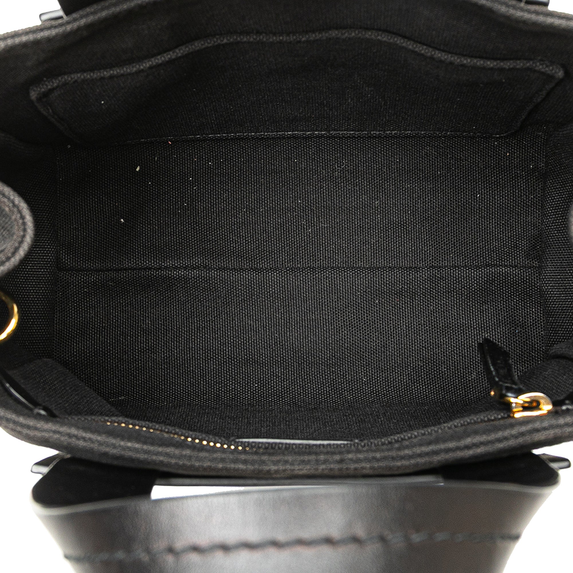 Small Canapa Canvas and leather Logo Satchel