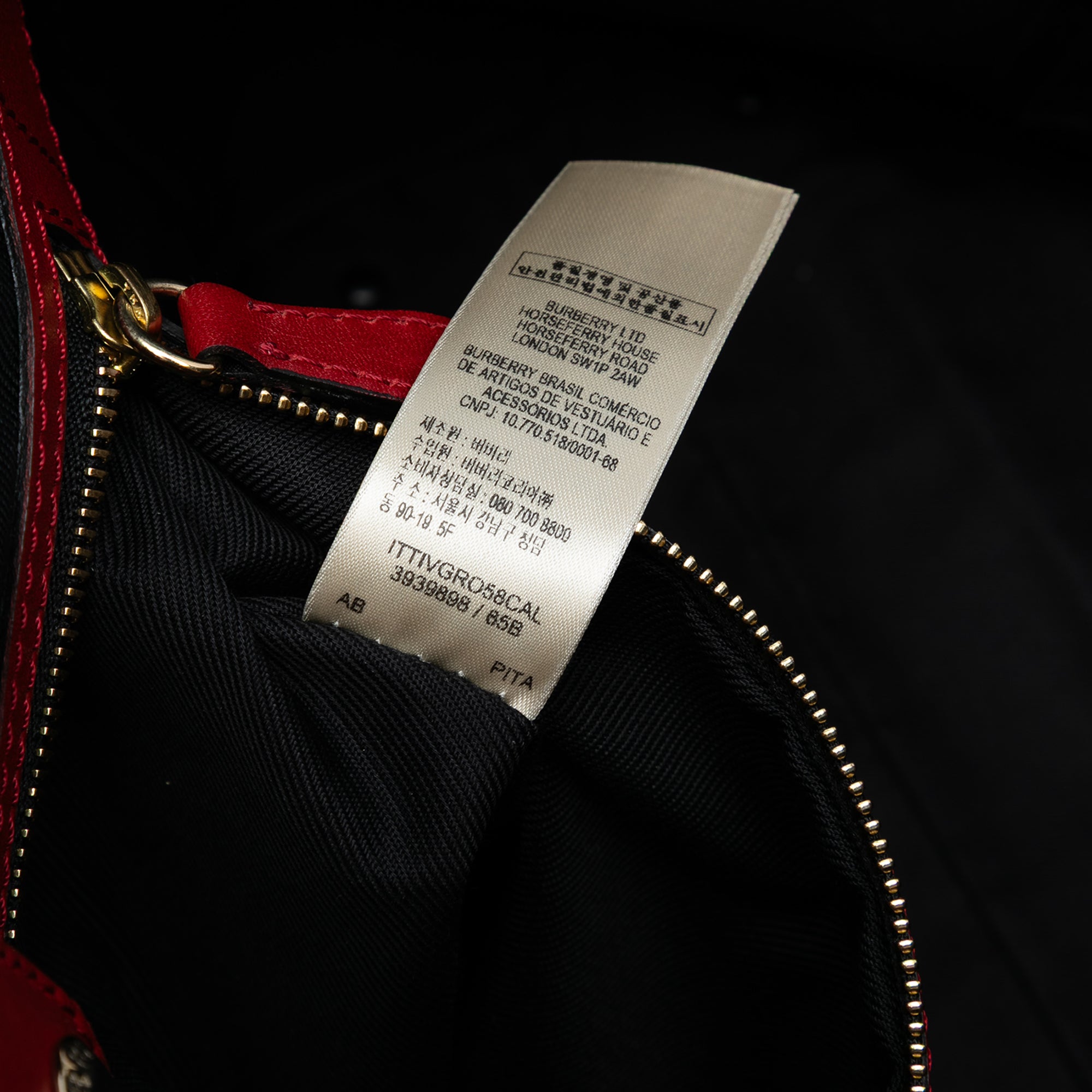 Small Haymarket Check Canvas and Leather Canterbury Tote