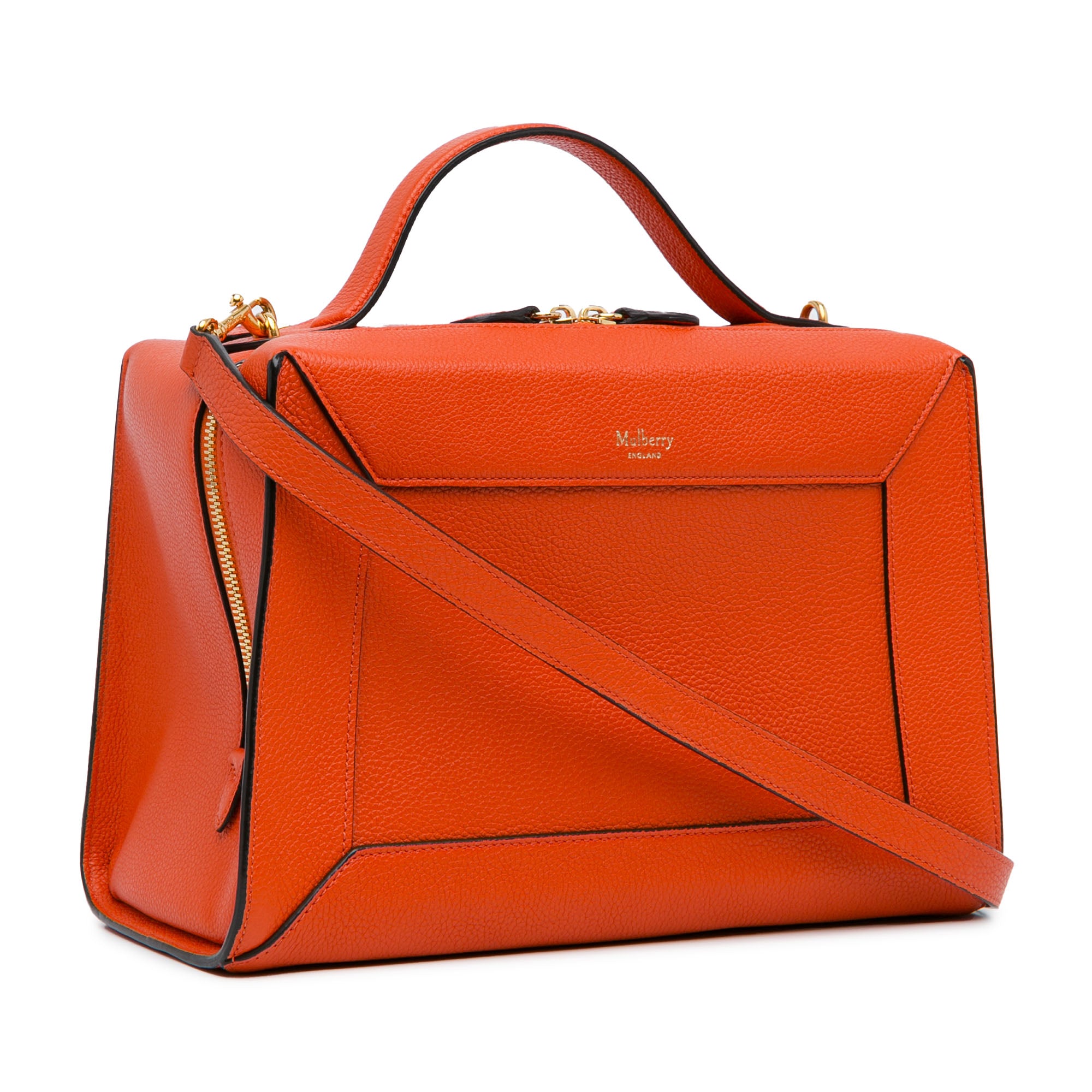 Small Calfskin Hopton Satchel