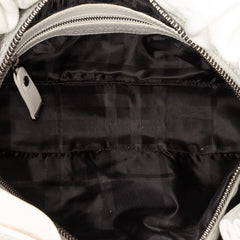 Leather Drawstring Shoulder Bag