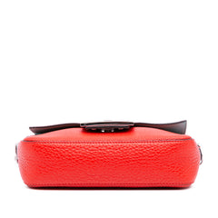 Mini Leather Baguette Satchel