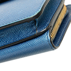 Saffiano Metal Oral Phone Wallet on Chain