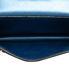 Saffiano Metal Oral Phone Wallet on Chain