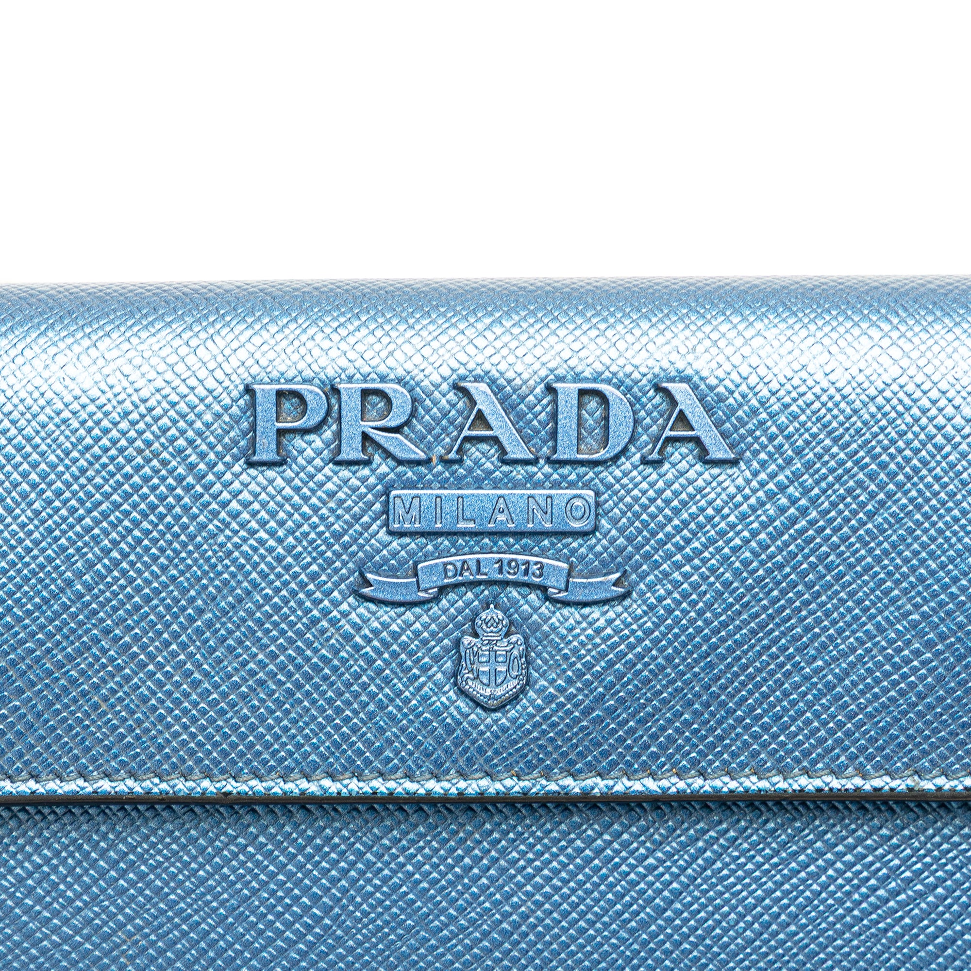 Saffiano Metal Oral Phone Wallet on Chain