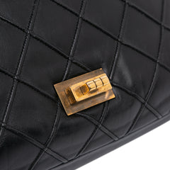 Large Reissue 2.55 Diamond Debossed Calfskin Cosmos Flap