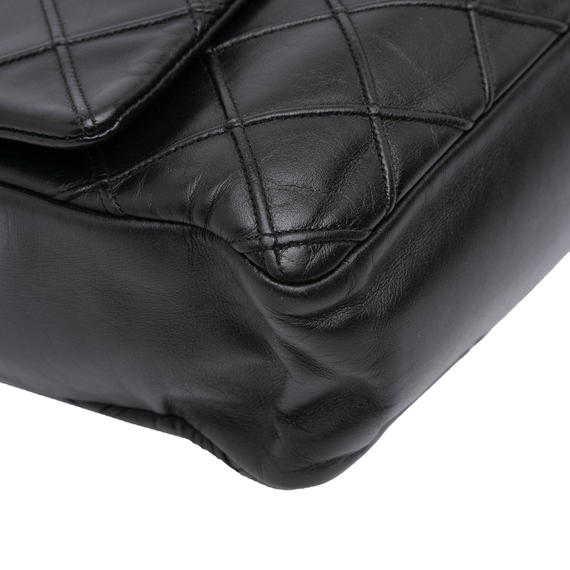 Large Reissue 2.55 Diamond Debossed Calfskin Cosmos Flap